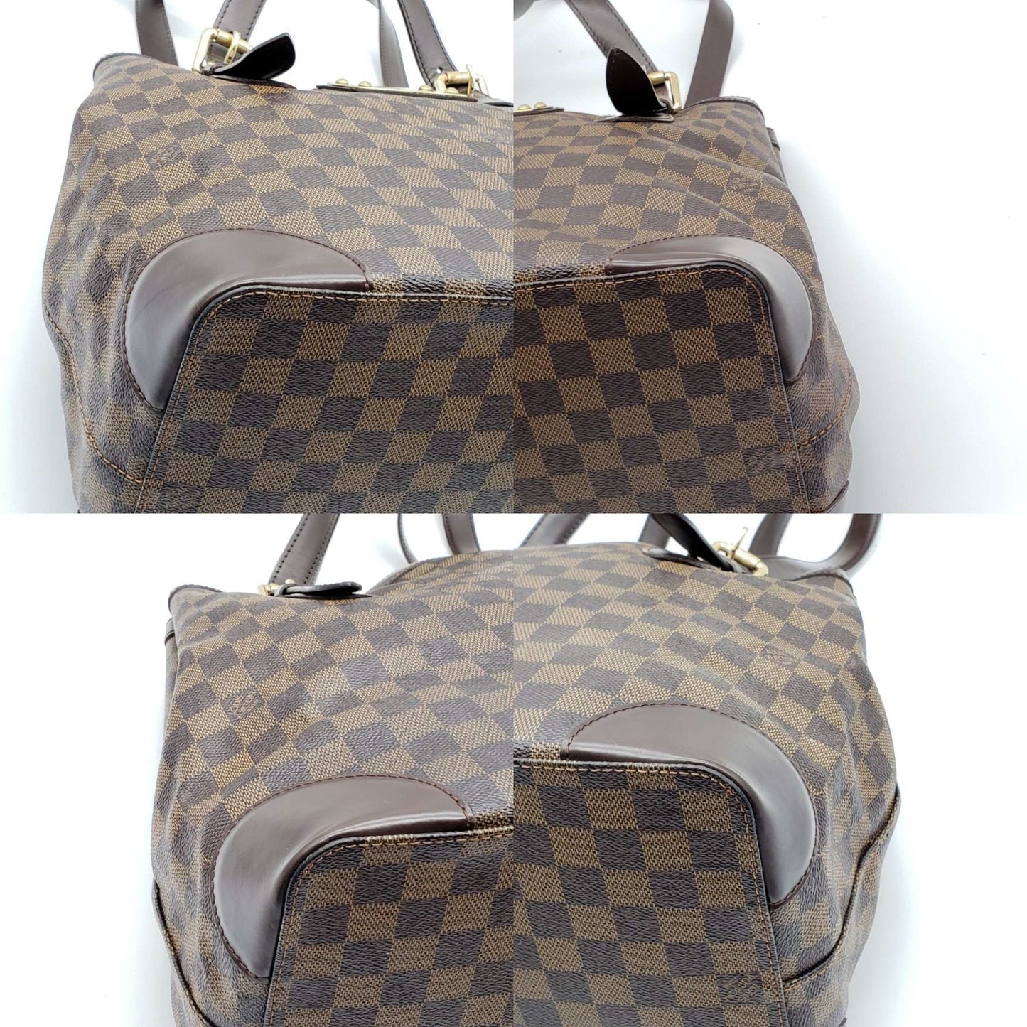 Louis Vuitton Hampstead MM Damier Ebene Tote Bag