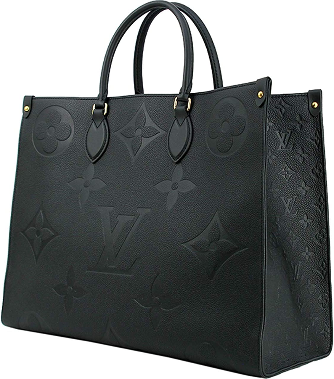 LOUIS VUITTON ON THE GO EMPREINTE LEATHER TOTE BAG