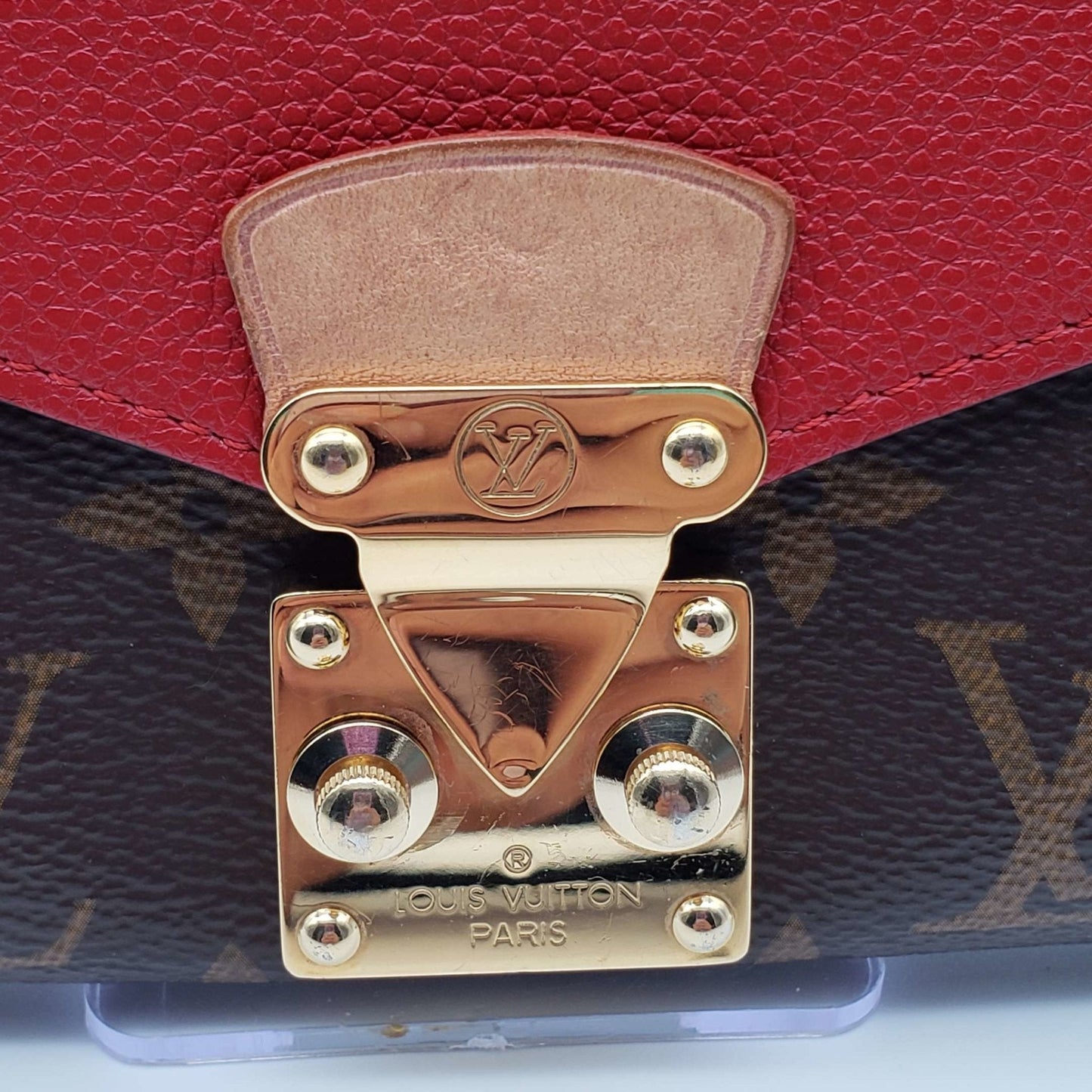 Louis Vuitton Pallas Red Bifold Wallet