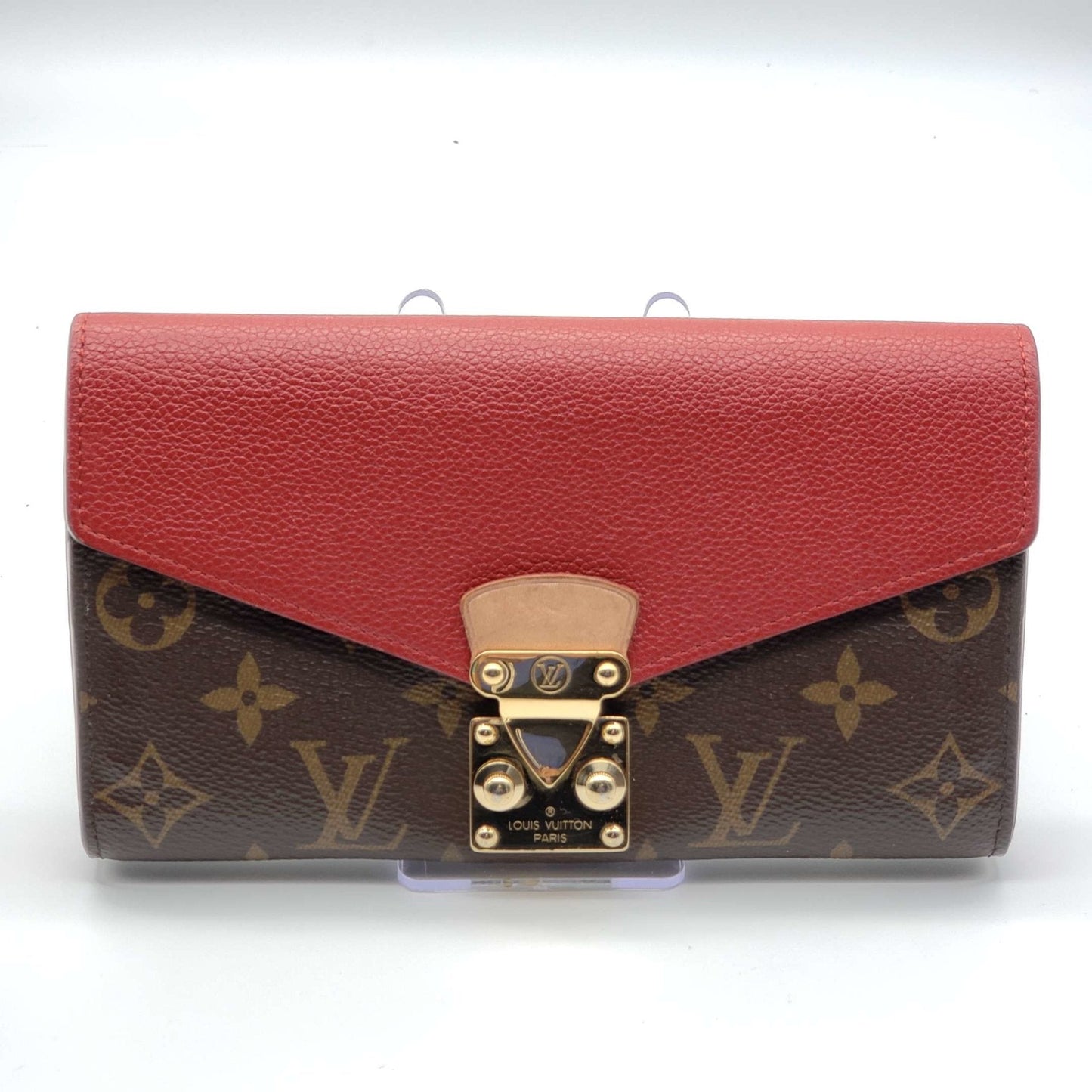 Louis Vuitton Pallas Red Bifold Wallet