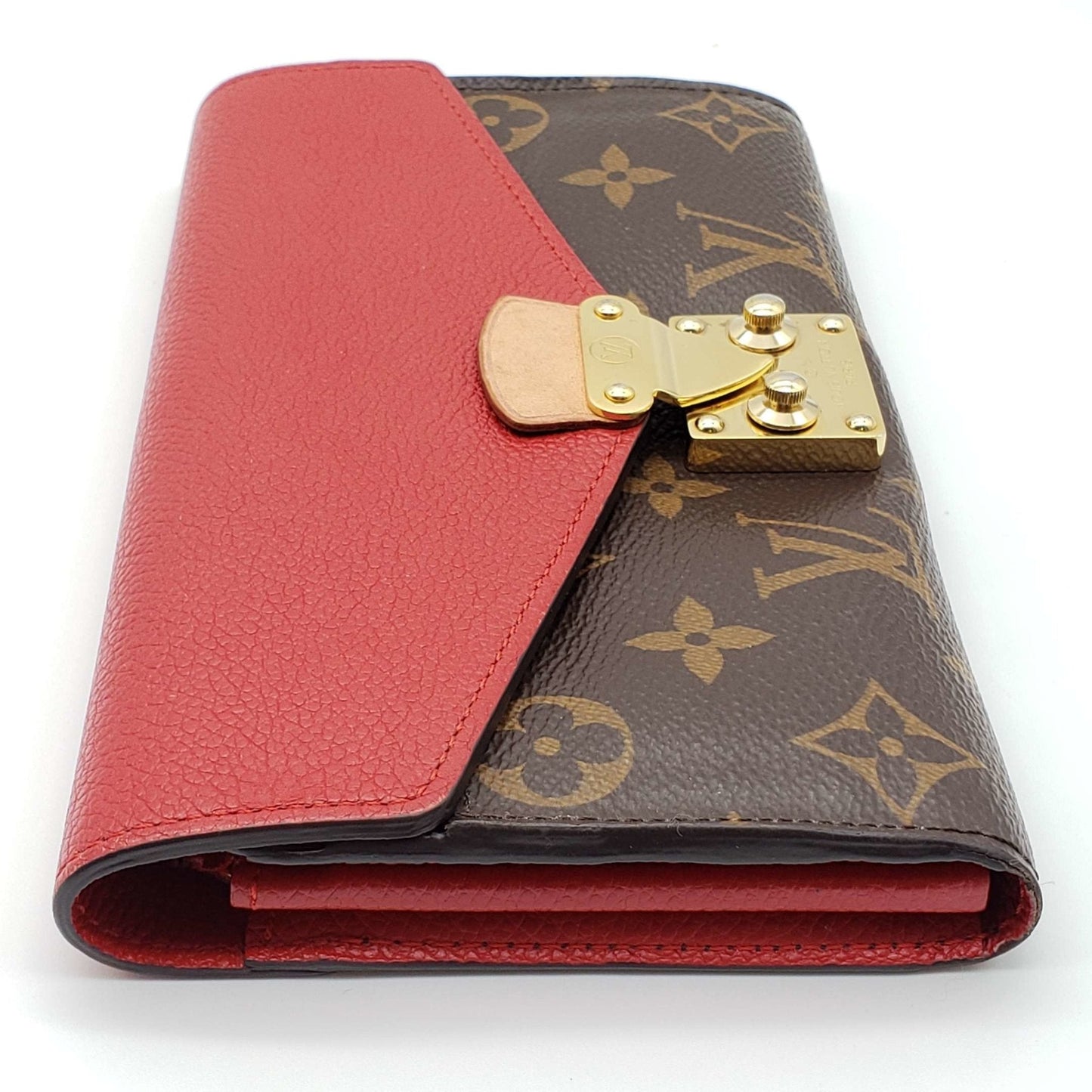 Louis Vuitton Pallas Red Bifold Wallet