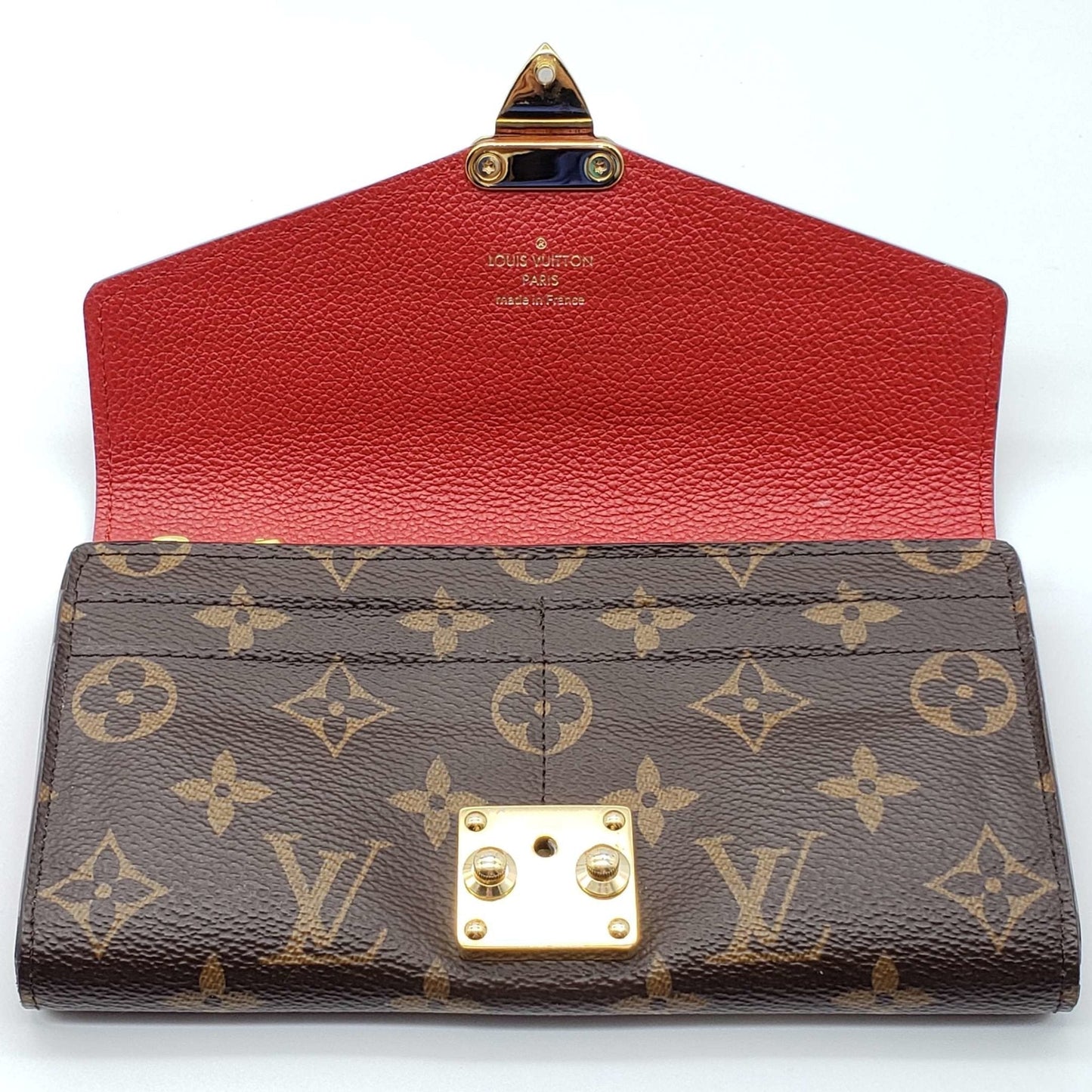 Louis Vuitton Pallas Red Bifold Wallet