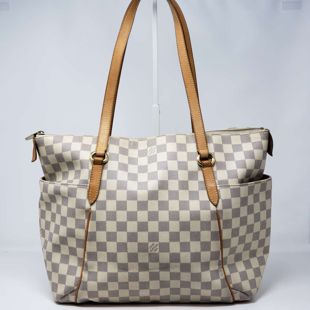 Louis Vuitton Totally MM Damier Azur Tote Bag