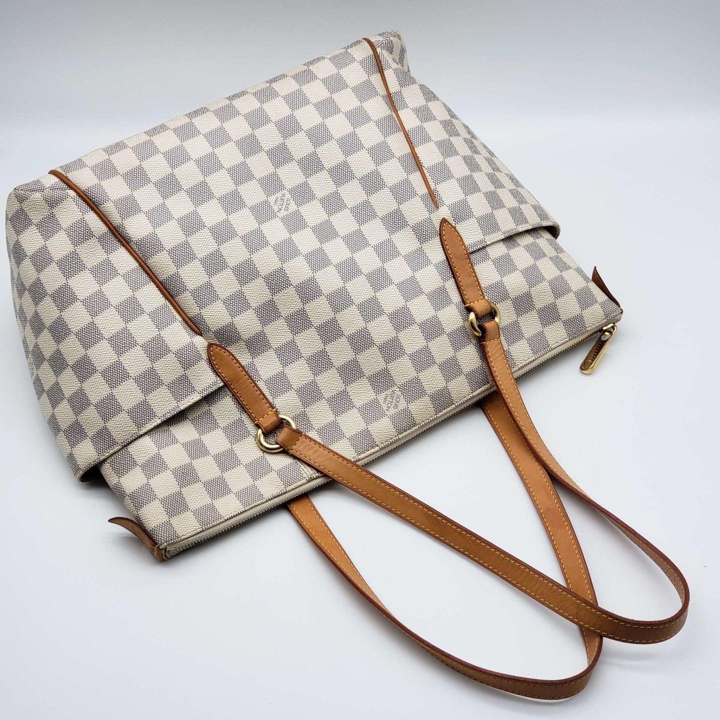 Louis Vuitton Totally MM Damier Azur Tote Bag