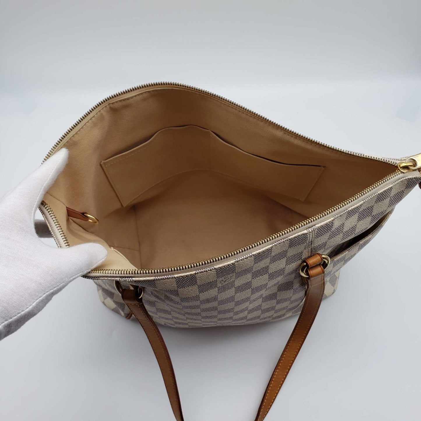 Louis Vuitton Totally MM Damier Azur Tote Bag