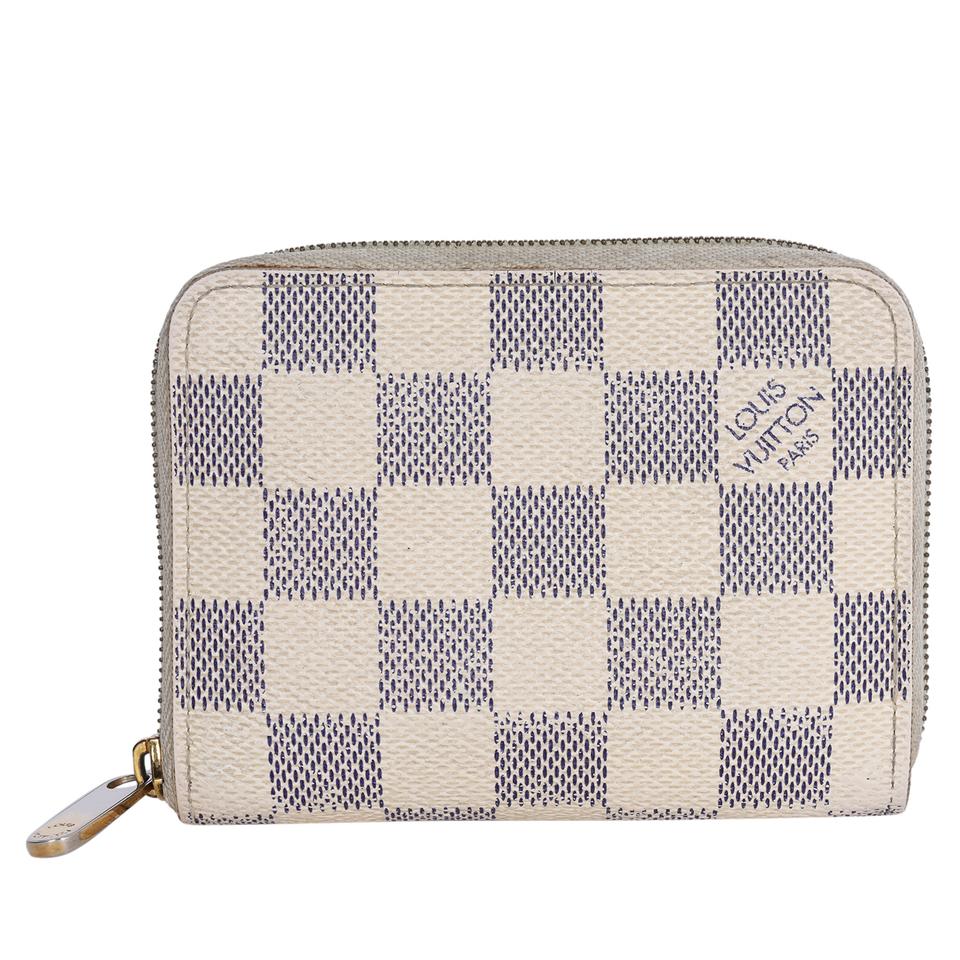 Damier Azur Canvas Zippy Wallet (Authentic Pre-Owned)