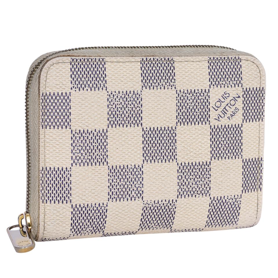 Damier Azur Canvas Zippy Wallet (Authentic Pre-Owned)