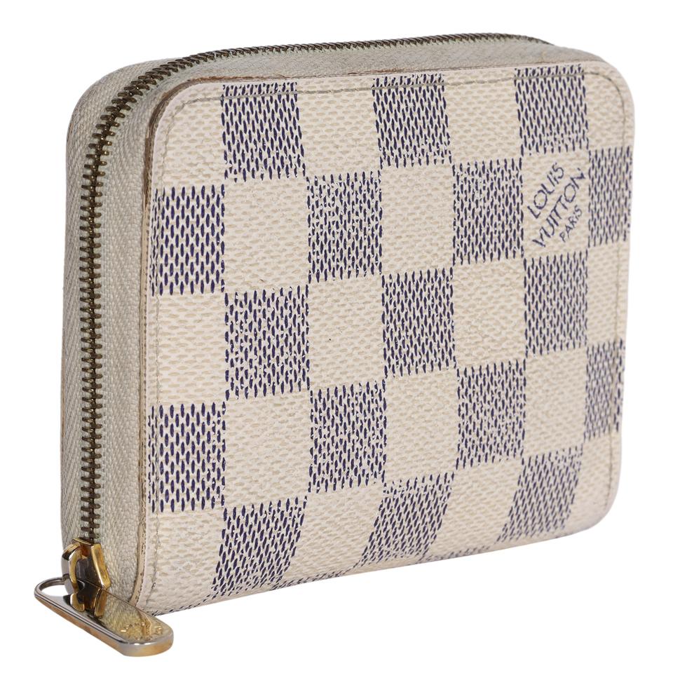 Damier Azur Canvas Zippy Wallet (Authentic Pre-Owned)