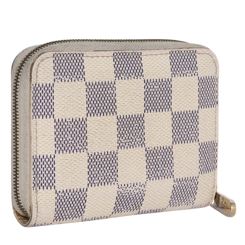 Damier Azur Canvas Zippy Wallet (Authentic Pre-Owned)