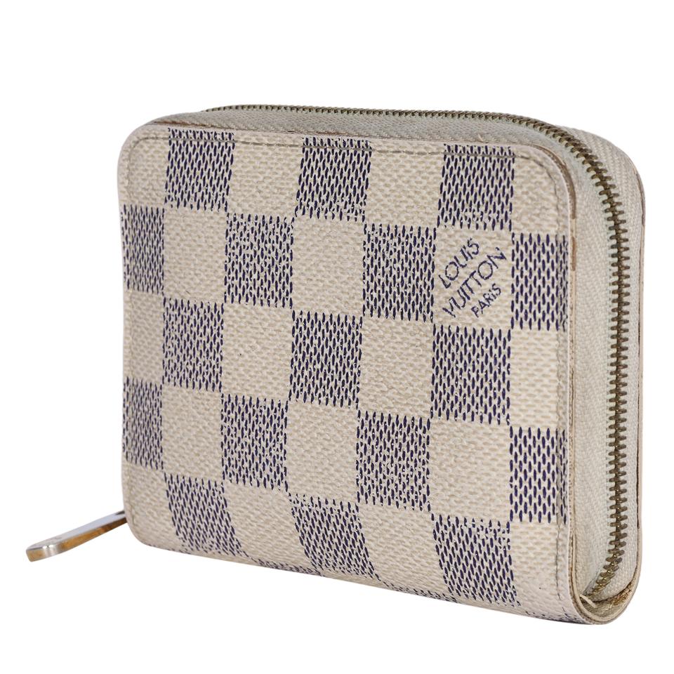 Damier Azur Canvas Zippy Wallet (Authentic Pre-Owned)