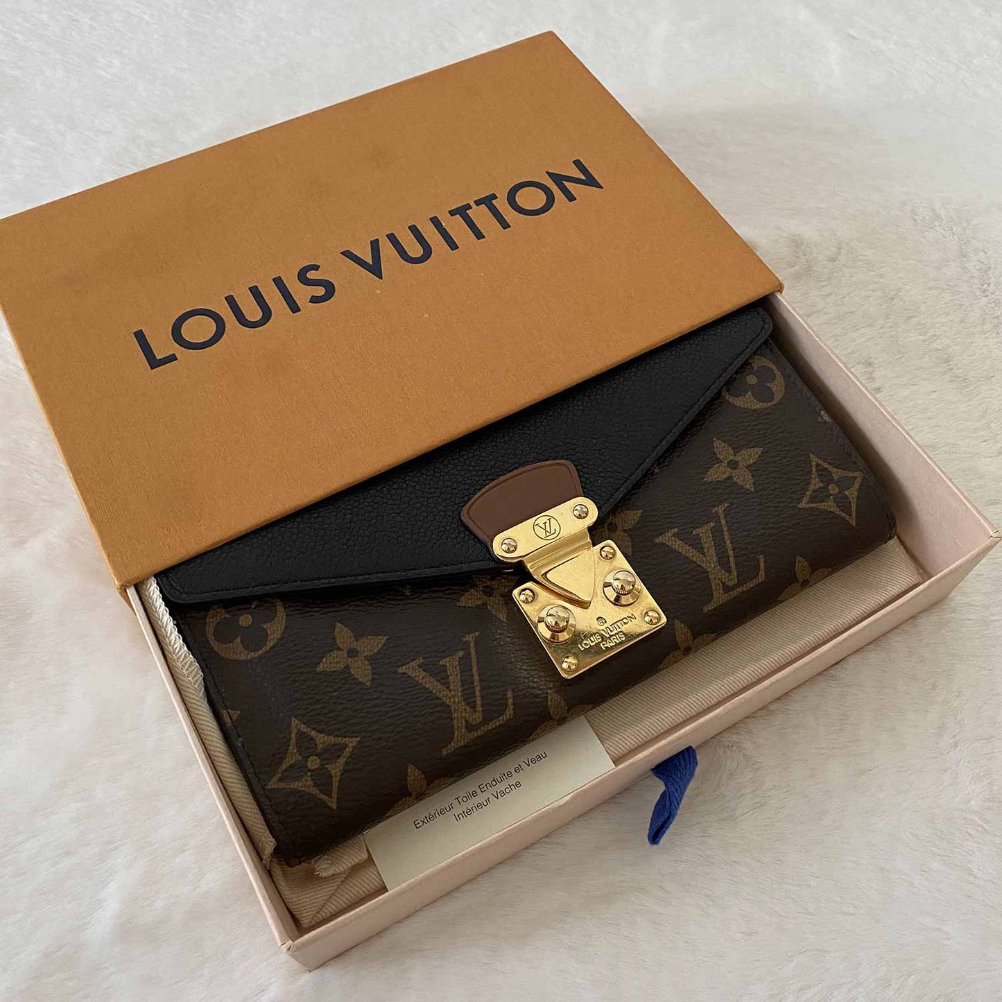 Louis Vuitton Monogram Noir Pallas Wallet