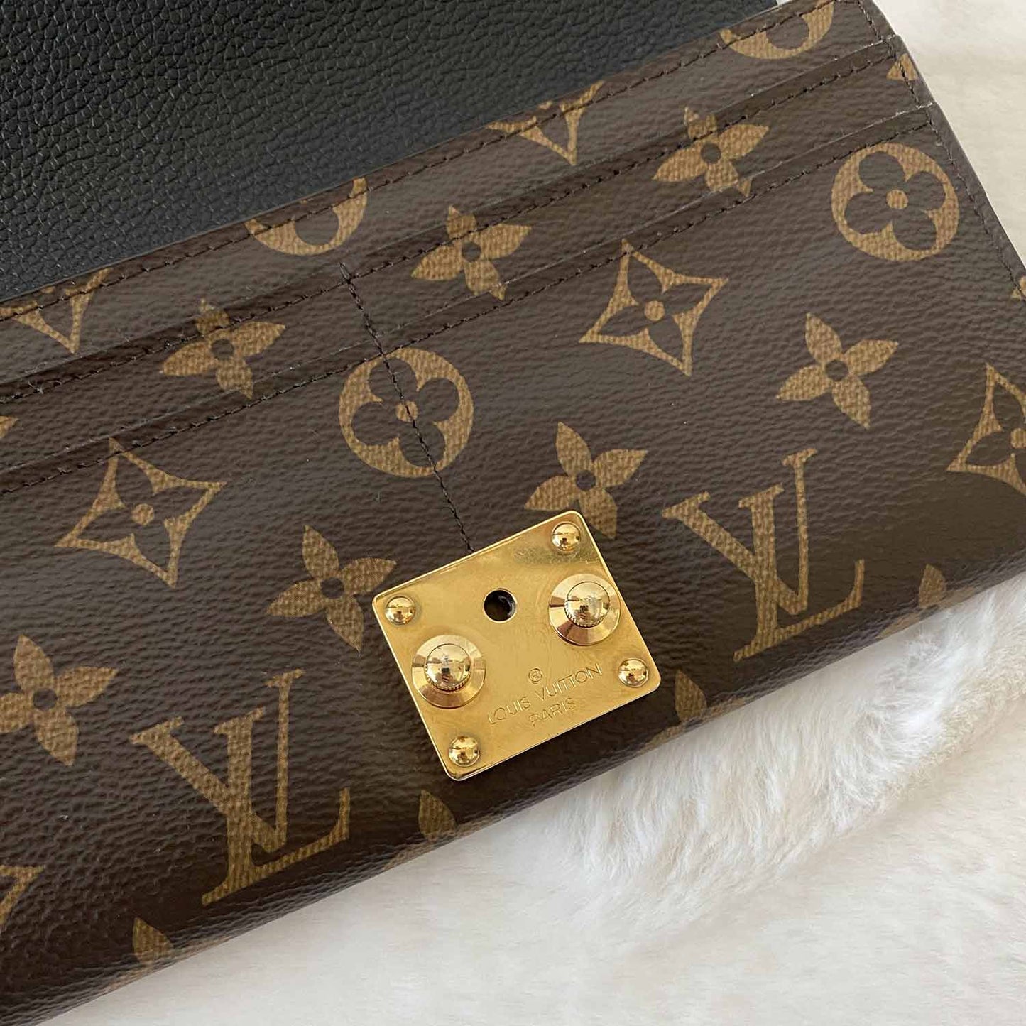 Louis Vuitton Monogram Noir Pallas Wallet