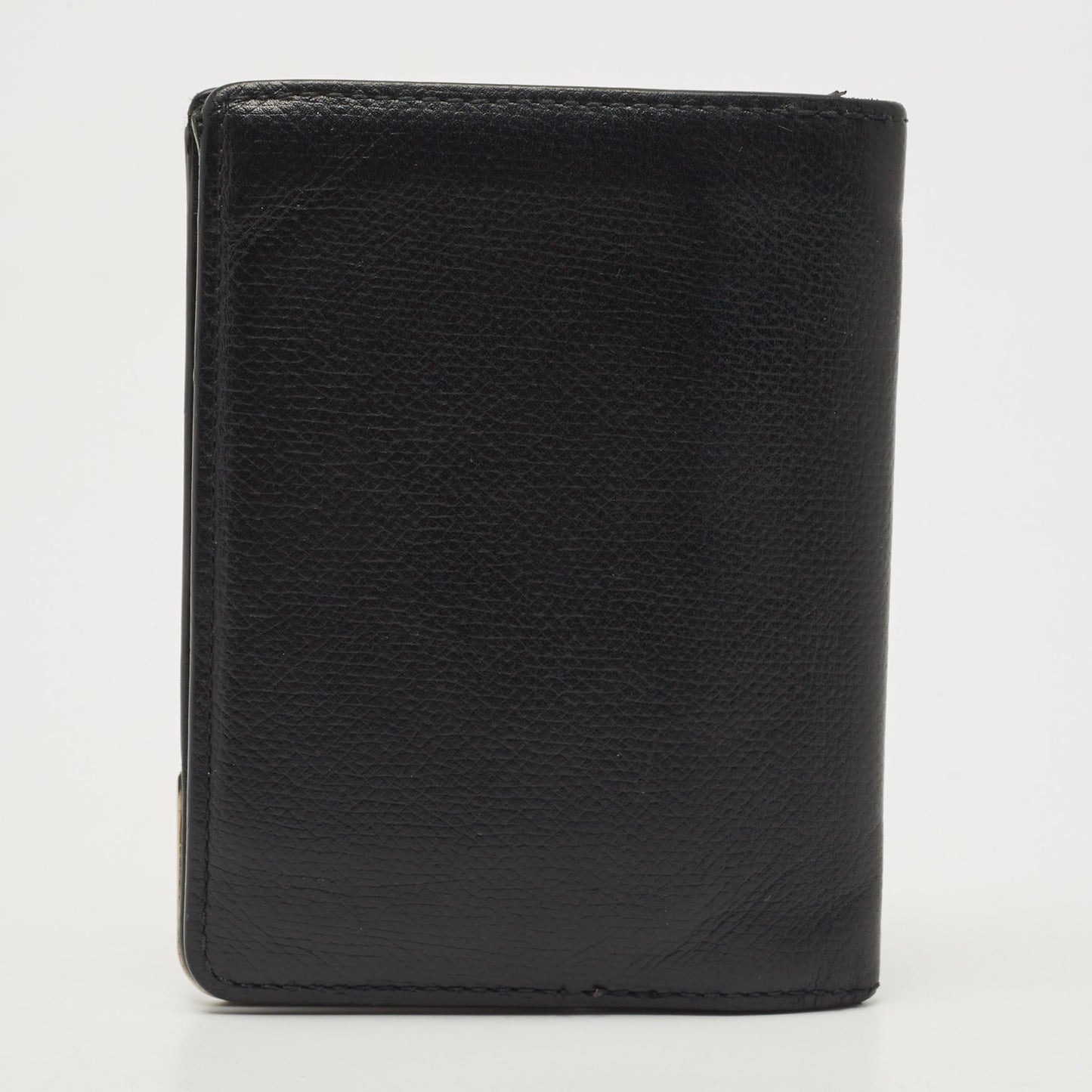 DIOR HOMME Homme Black Leather Bifold Wallet