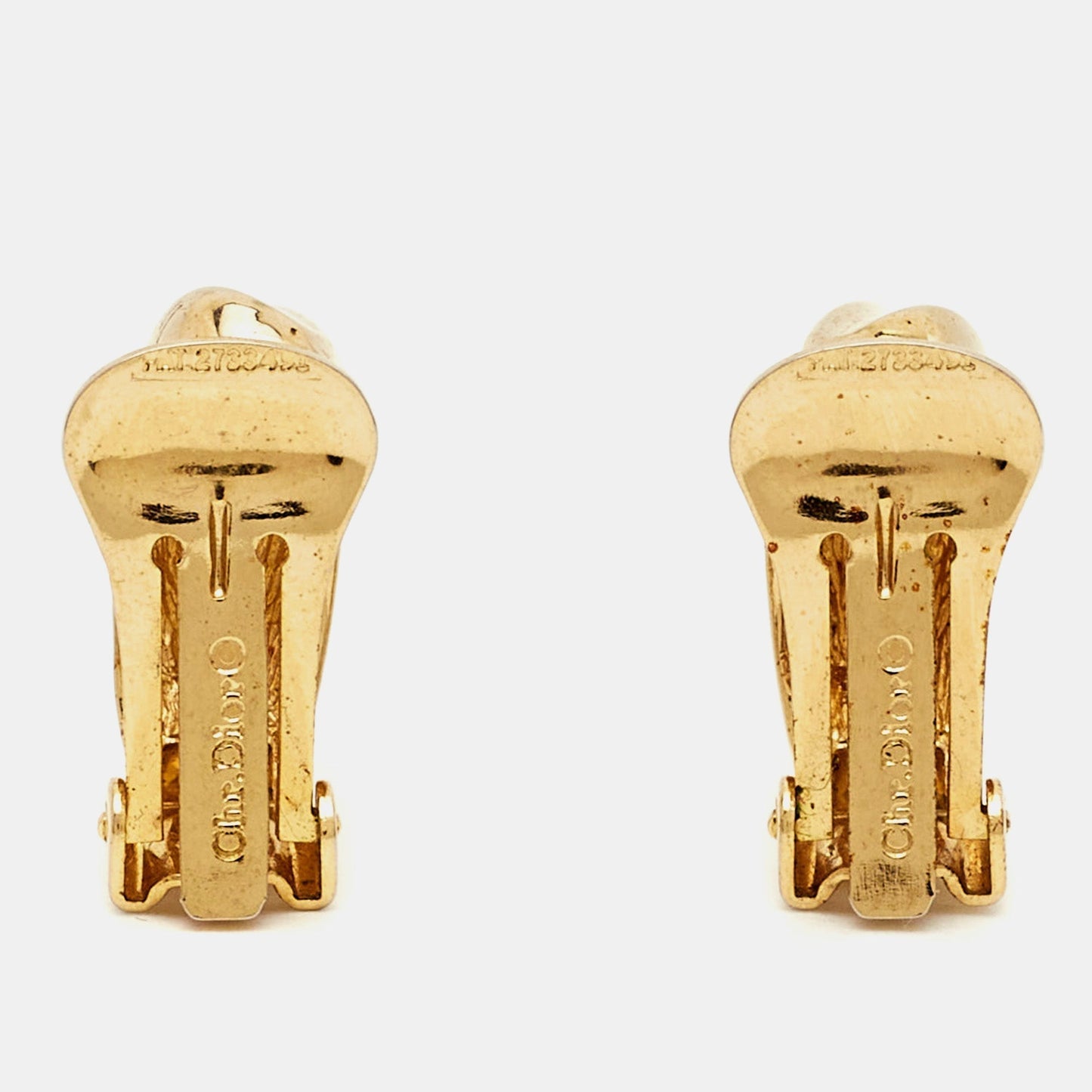 DIOR Gold Tone Earrings