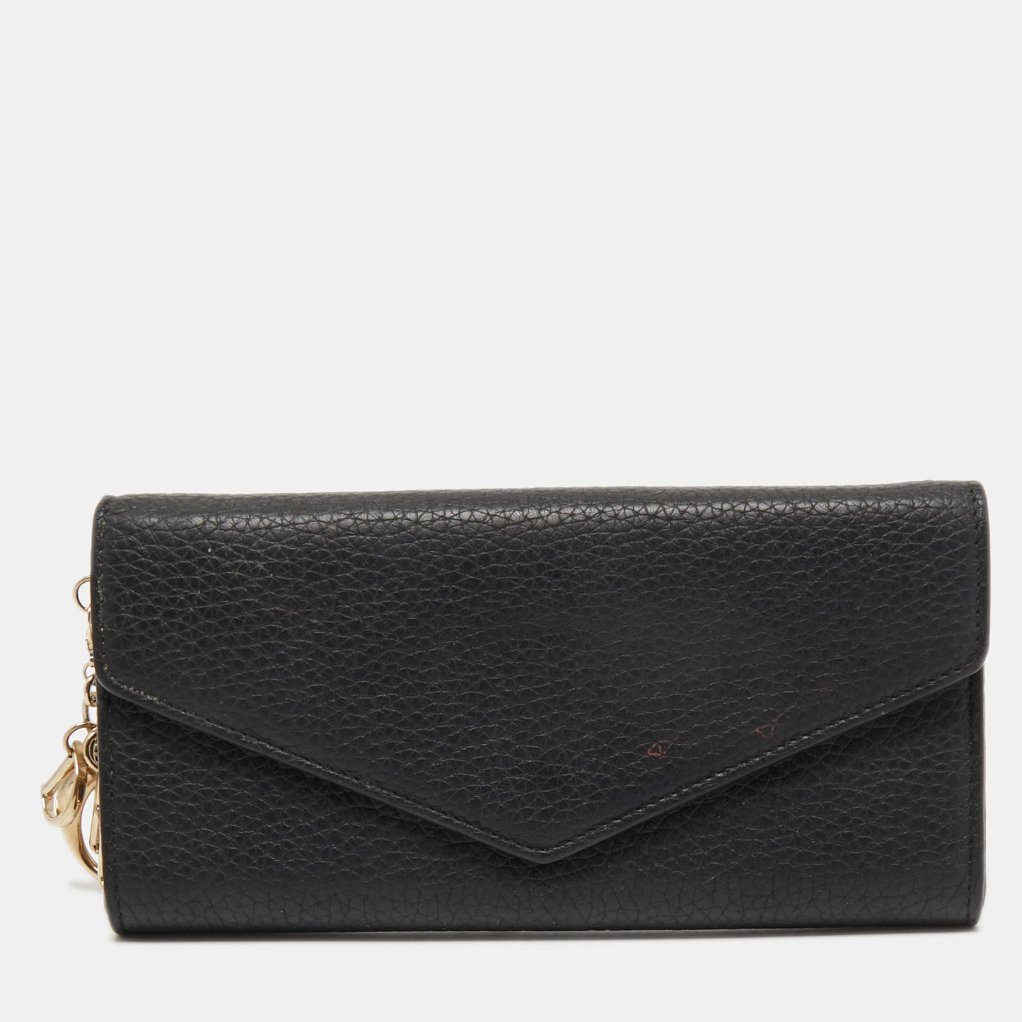 DIOR Black Leather issimo Continental Wallet