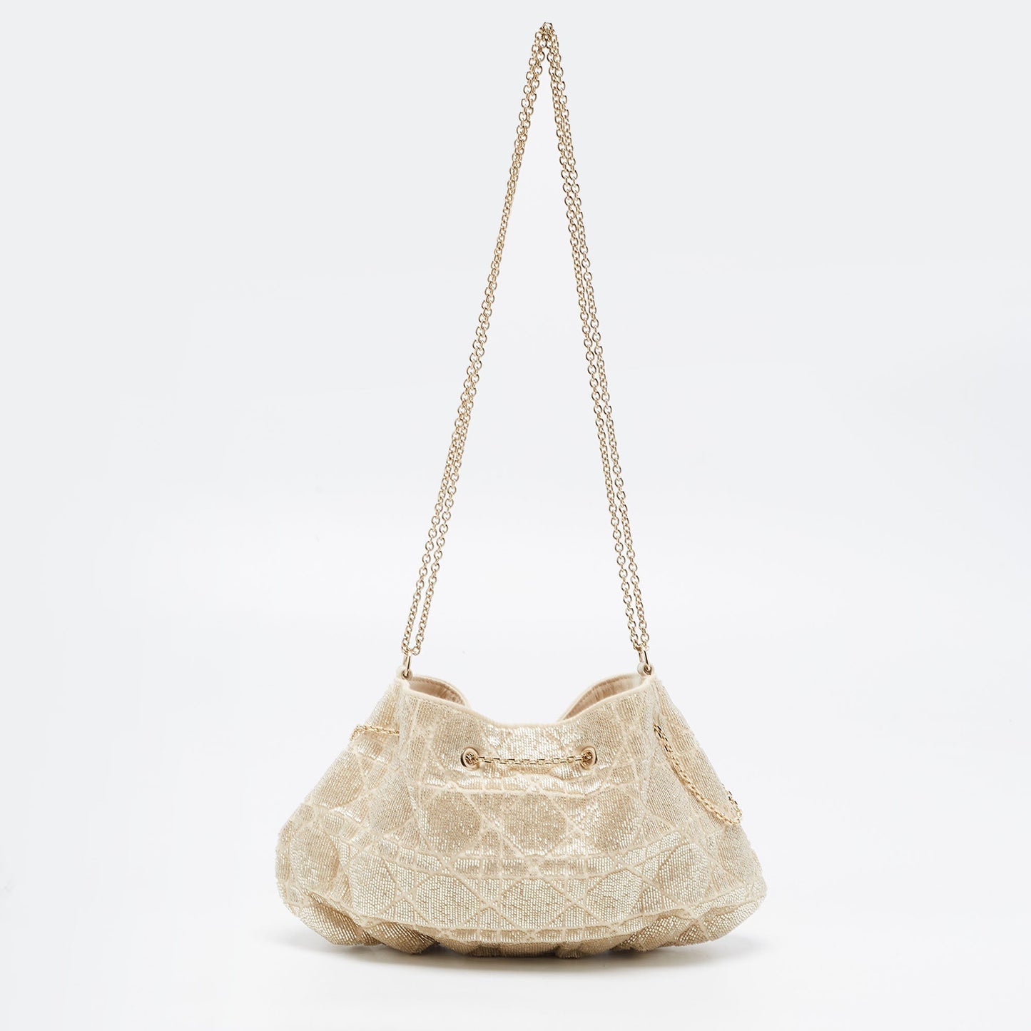 DIOR Dusty Ivory Cannage Dream Bucket Bag