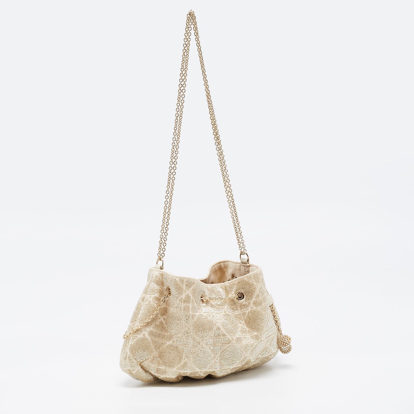 DIOR Dusty Ivory Cannage Dream Bucket Bag