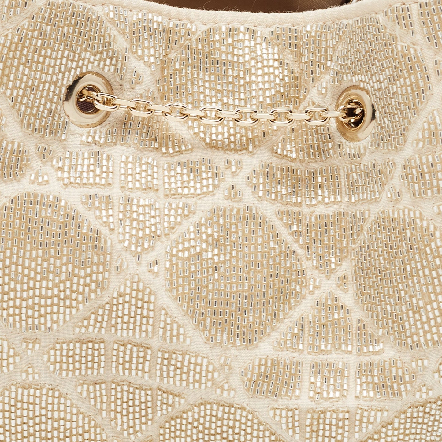 DIOR Dusty Ivory Cannage Dream Bucket Bag