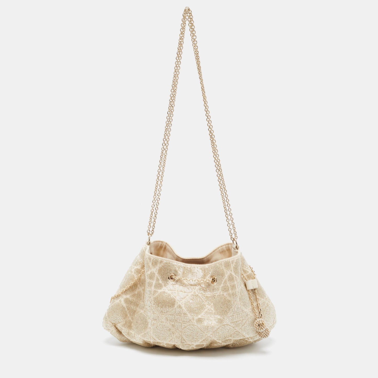 DIOR Dusty Ivory Cannage Dream Bucket Bag