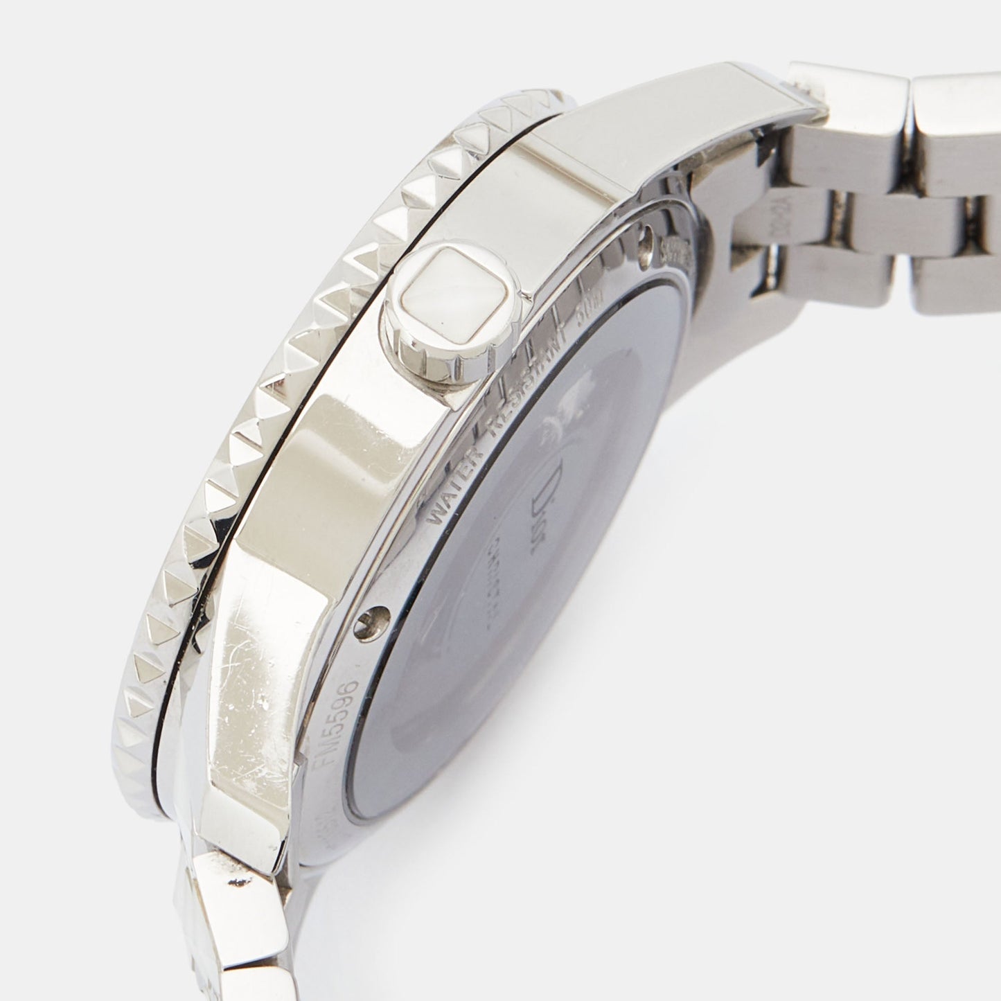 DIOR Mother Of  Pearl Diamonds Stainless Steel Christal CD113512M001 Women's Wristwatch 33 mm