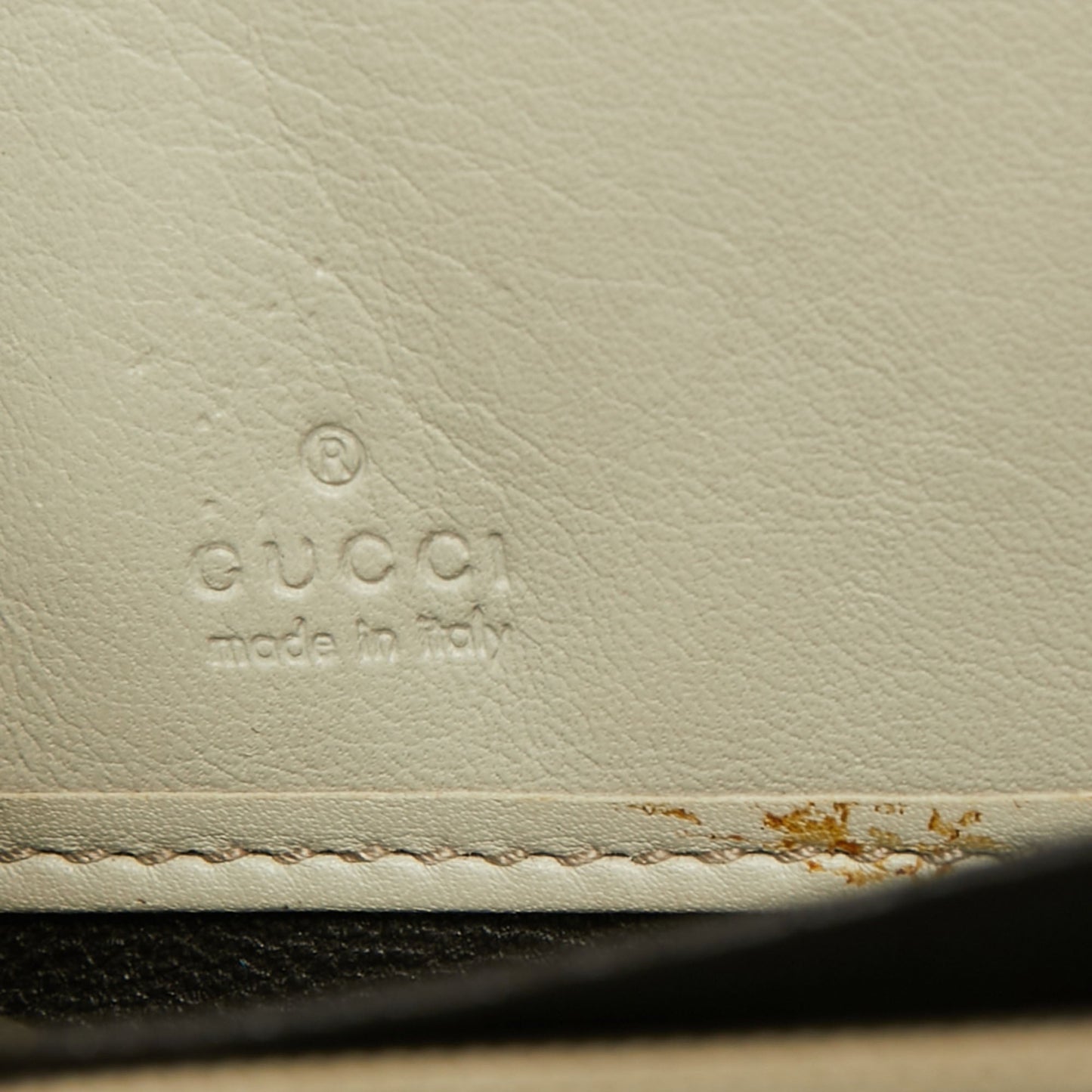 Gucci Beige Guccissima Leather Zip Around Wallet