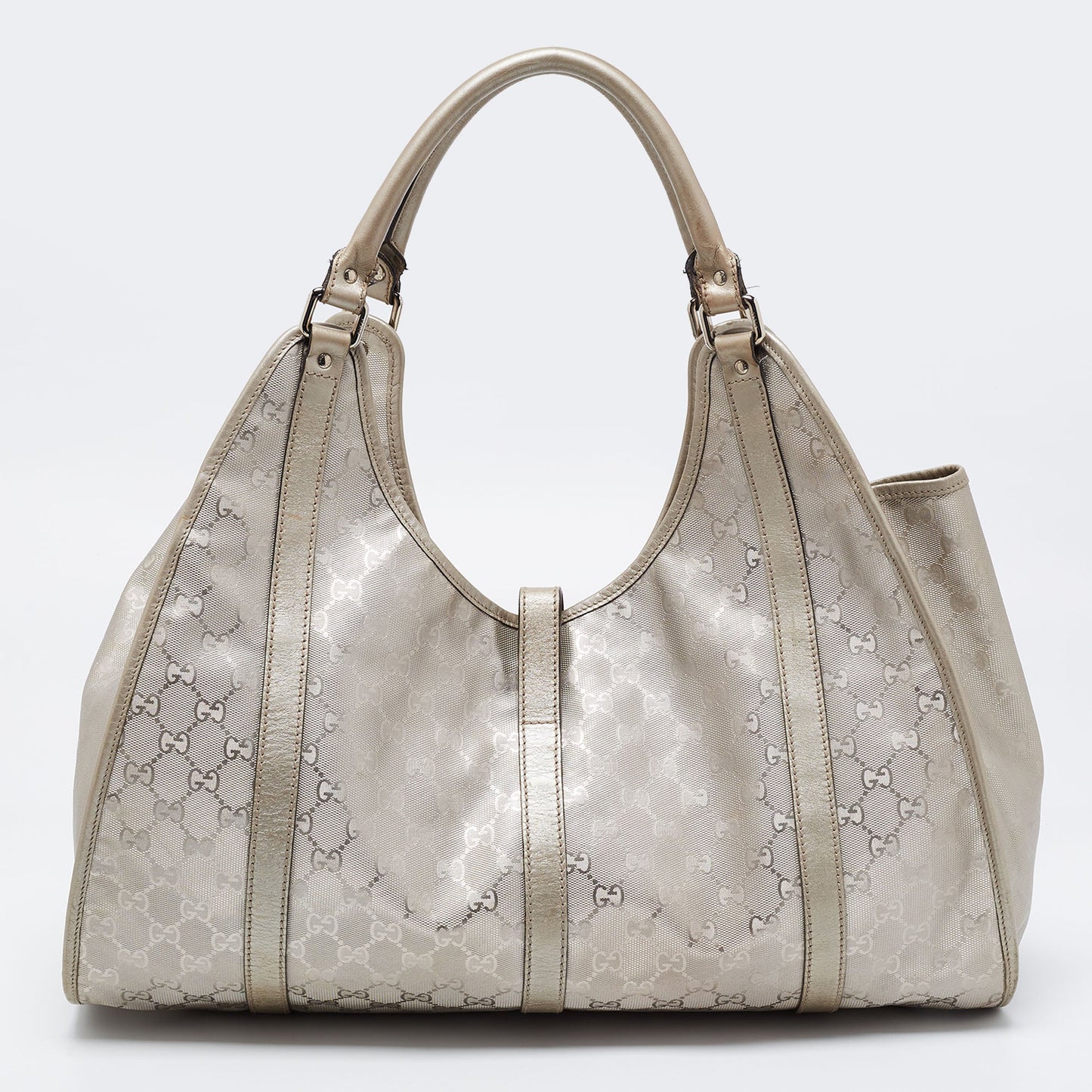 Gucci Silver Guccissima Joy Tote