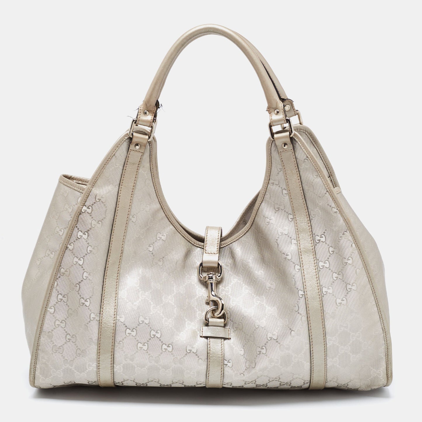 Gucci Silver Guccissima Joy Tote