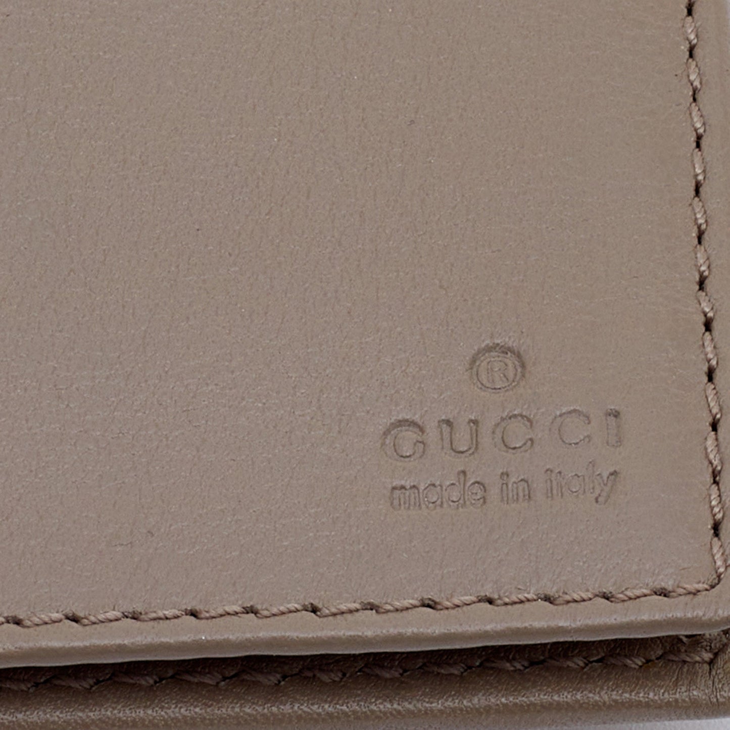 Gucci Beige/Brown GG Canvas And Leather Scarlett Continental Bifold Wallet