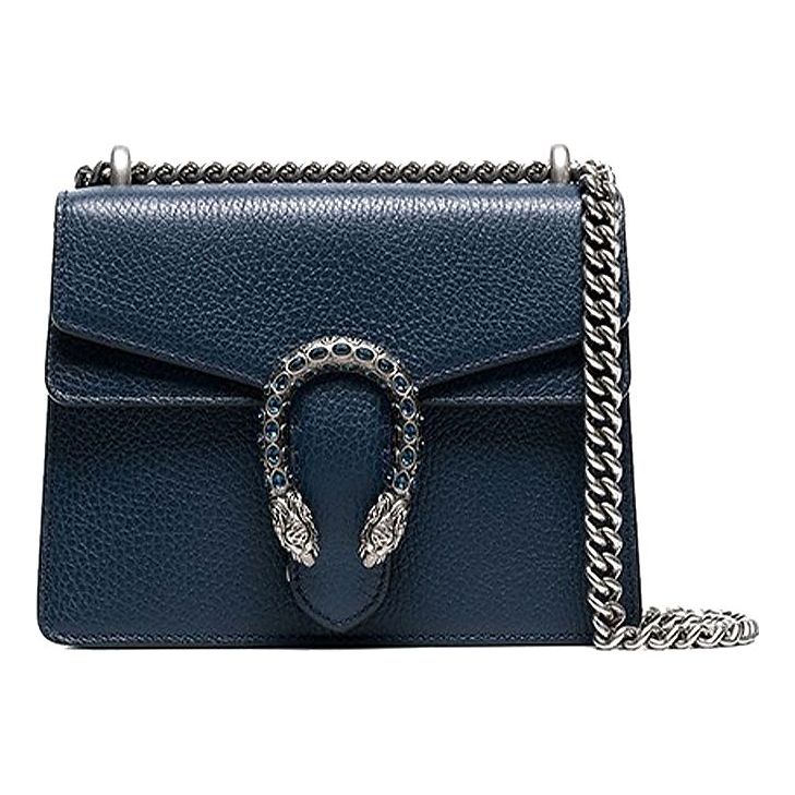 (WMNS) GUCCI Dionysus Chain Crossbody Bag Single Shoulder Bag Blue 421970-CAOGN-8205