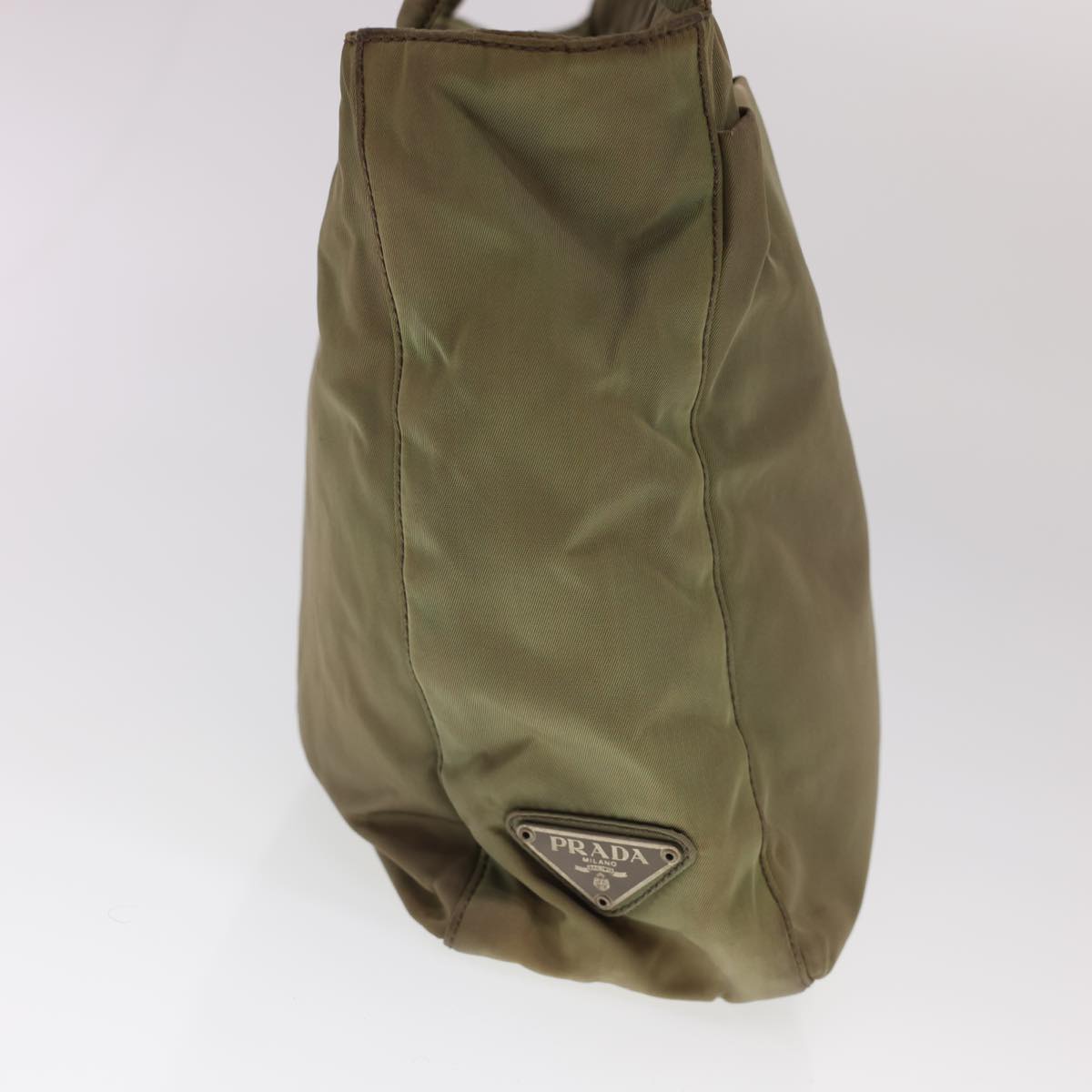 PRADA Shoulder Bag Nylon Khaki  ny224