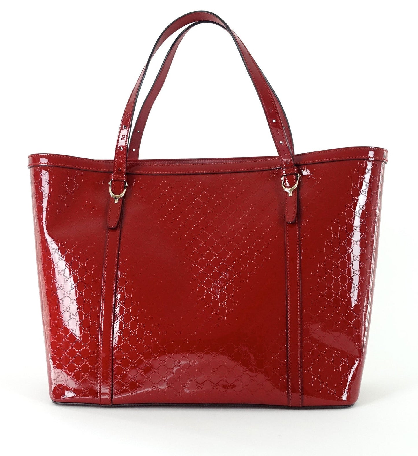 Nice Guccissima Patent Leather Tote Bag