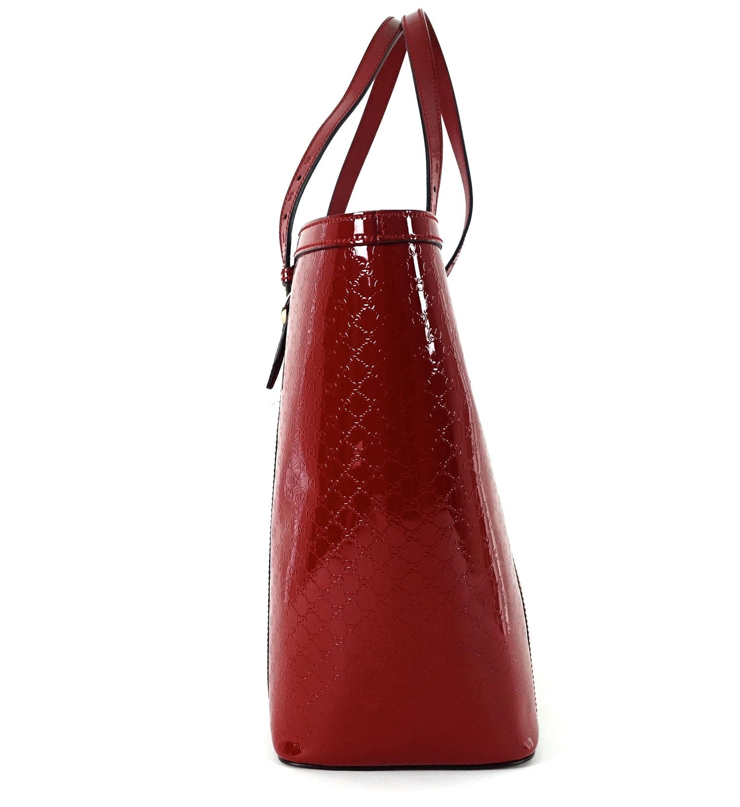 Nice Guccissima Patent Leather Tote Bag