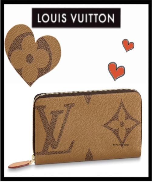 Louis Vuitton Monogram Reverse Zippy Wallet Brown