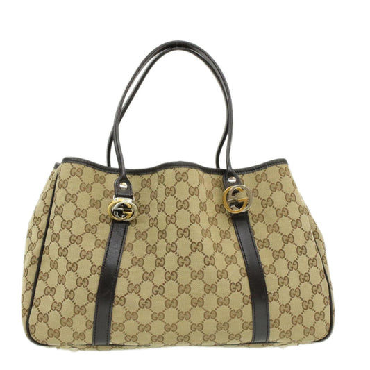 GUCCI Interlocking GG Canvas Tote Bag Beige  pg1427