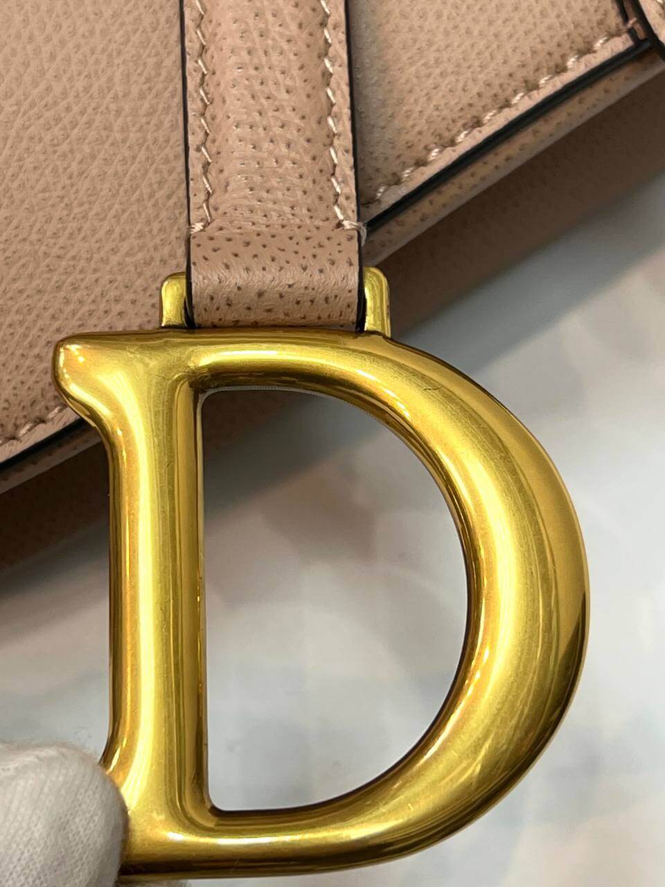 Dior SADDLE BAG Taupe WITH STRAP