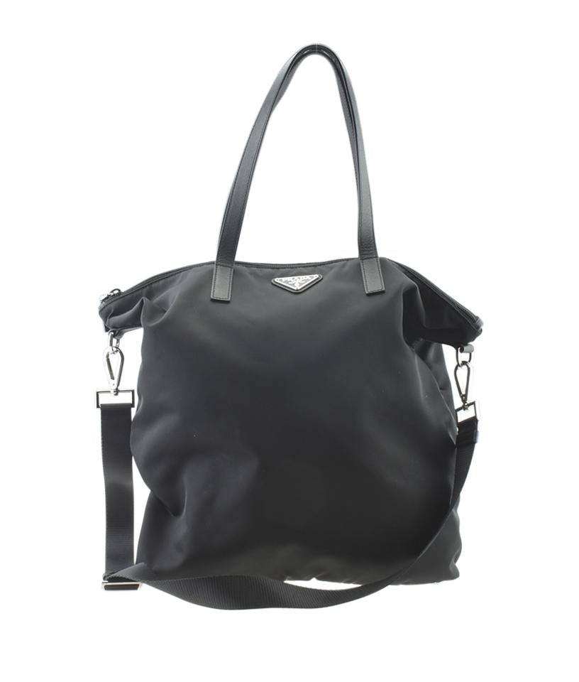 Prada Br4696 None 2-way Black Nylon Tote