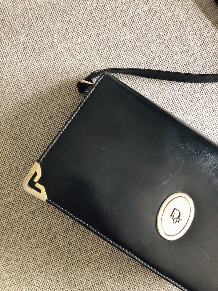 Vintage Christian Dior Black Bag