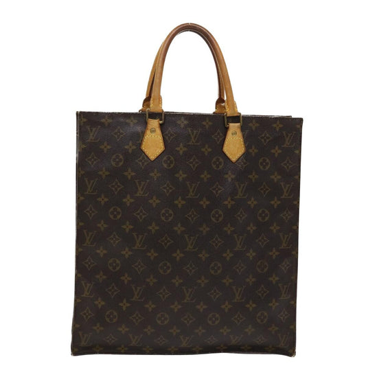 Louis Vuitton Sac Plat Handbag Tote Bag Monogram