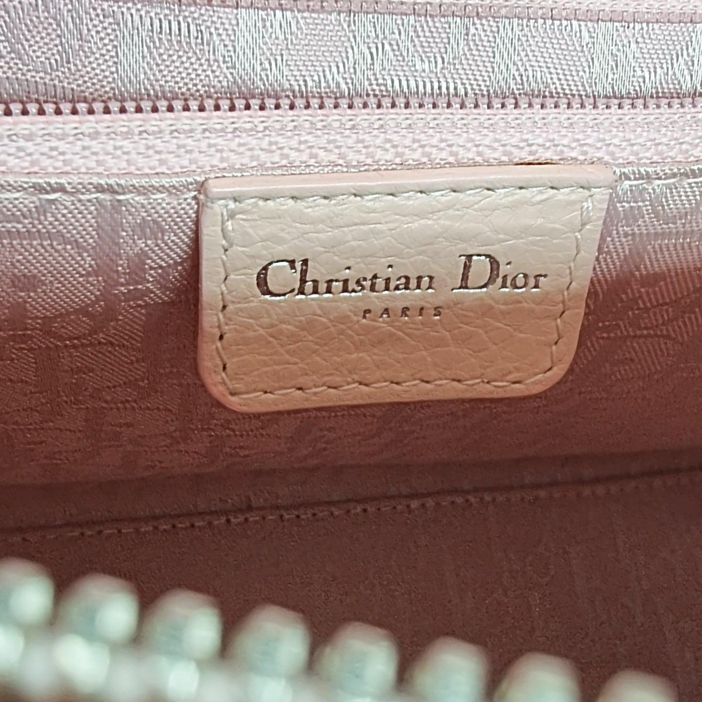 Lady Dior Pink Leather Medium