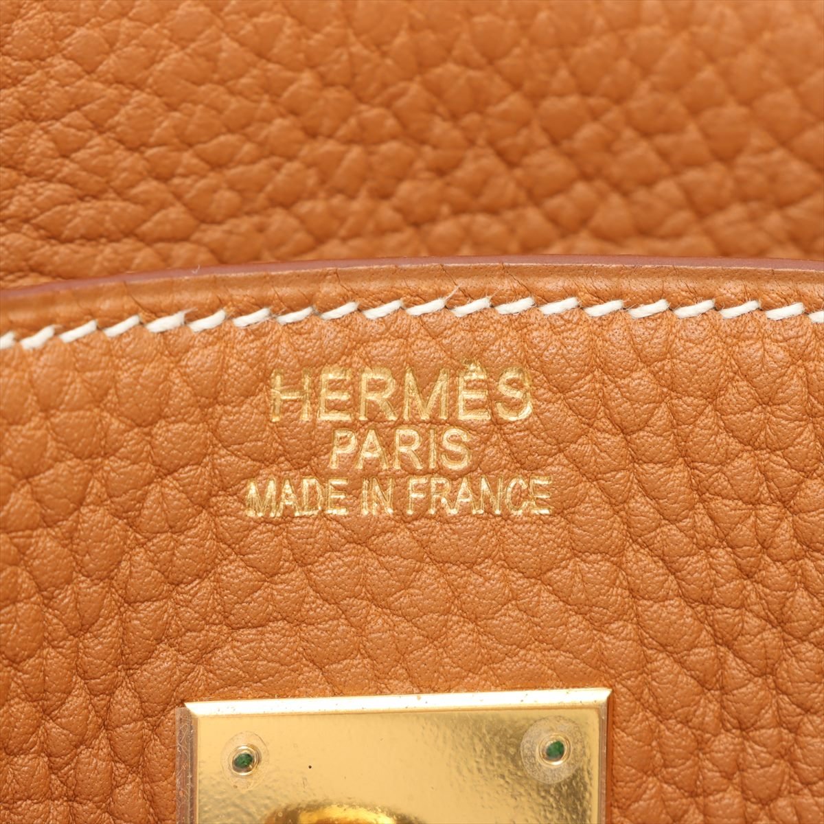 Hermes Birkin 40 Fjord Caramel Gold