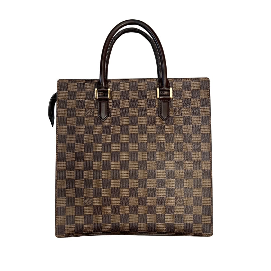 Louis Vuitton Damier Ebene Venice Sac Plat PM Tote