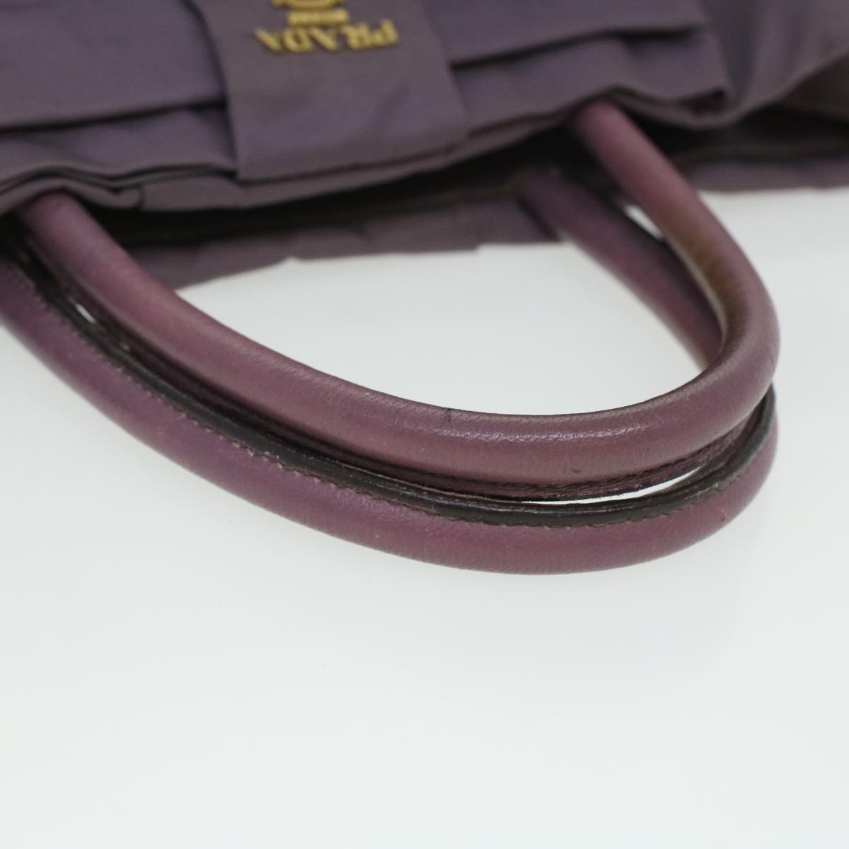 PRADA Hand Bag Nylon Purple  jk3011