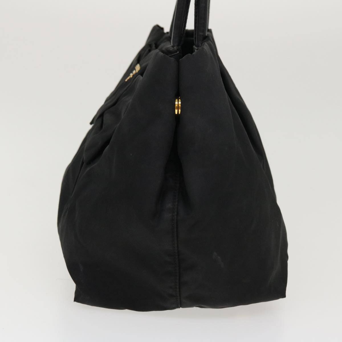 PRADA Hand Bag Nylon Black  yb046