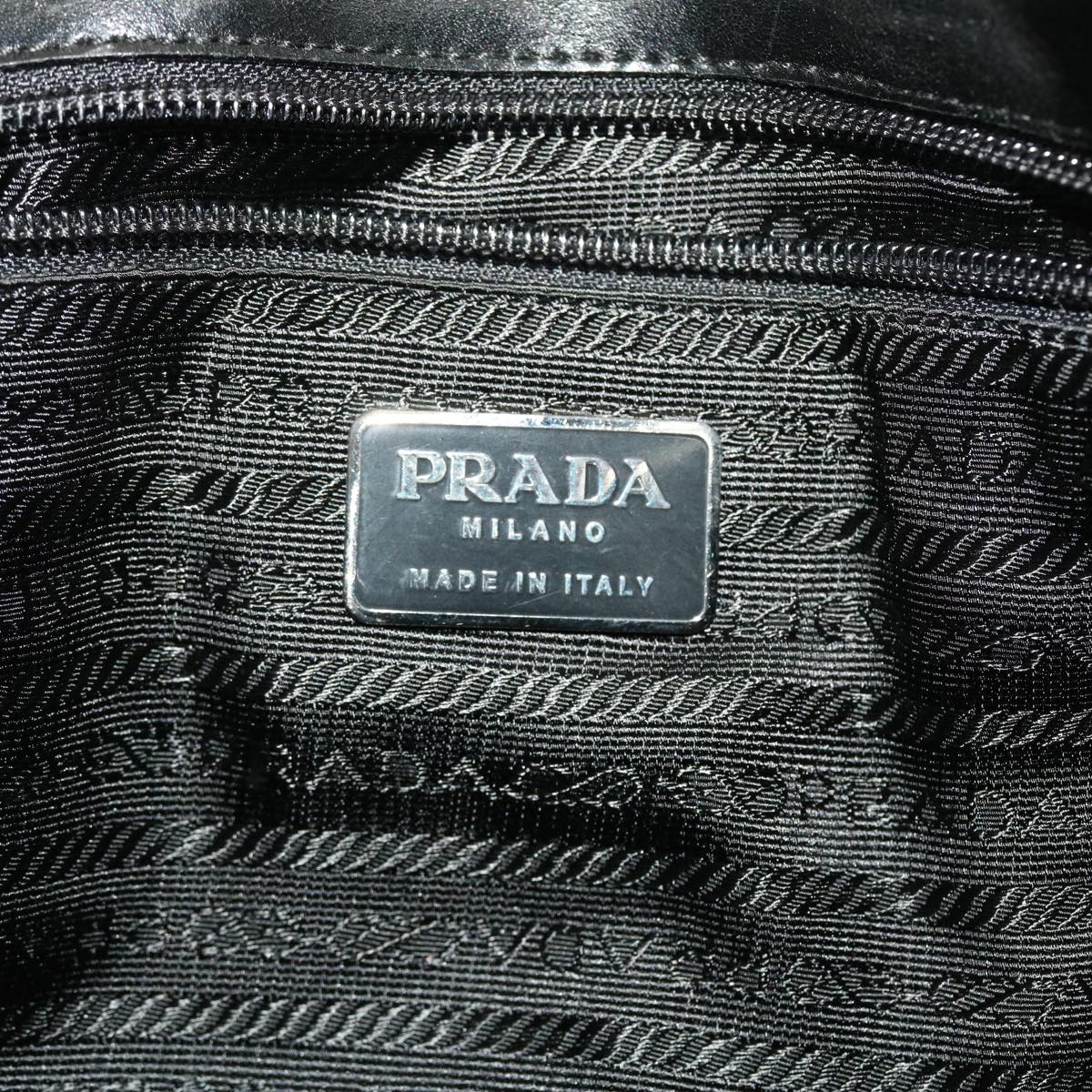 PRADA Shoulder Bag Nylon Leather Red  yb140