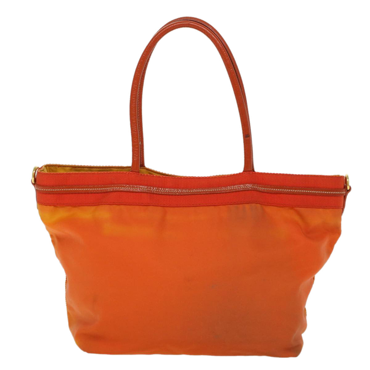 PRADA Tote Bag Nylon Orange  yb156