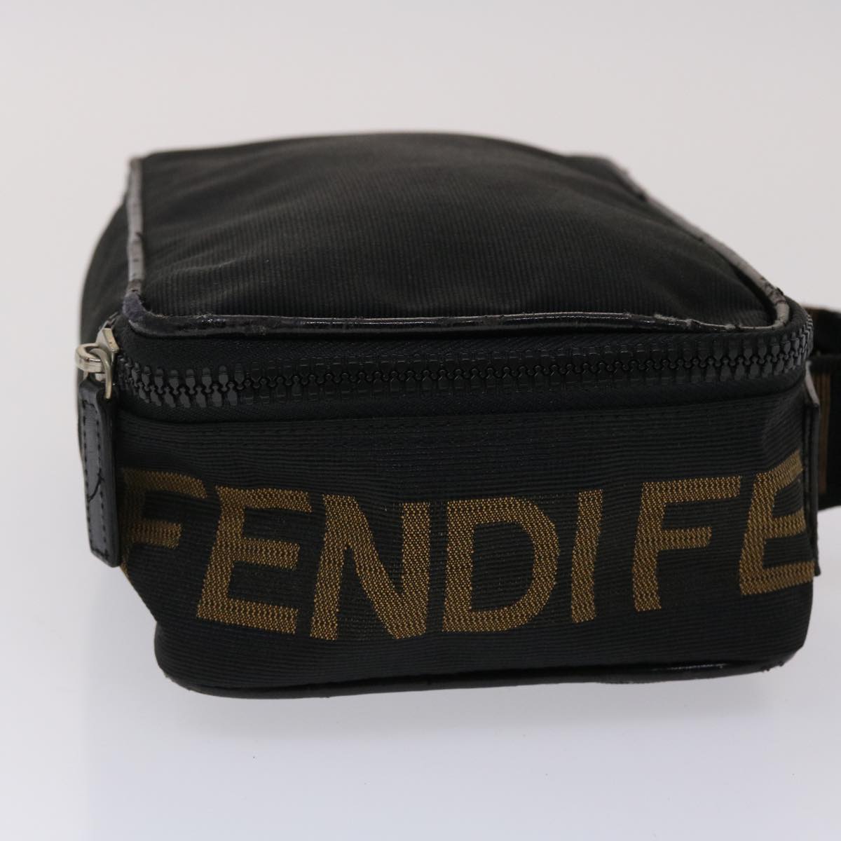 FENDI Hand Bag Nylon Black  yb205