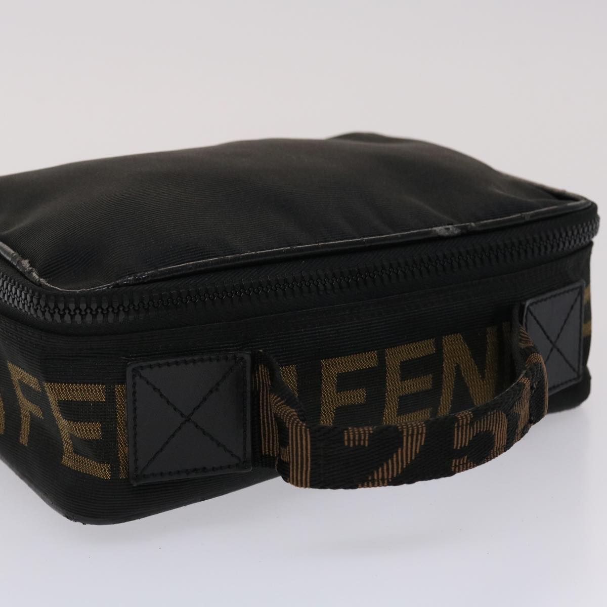 FENDI Hand Bag Nylon Black  yb205