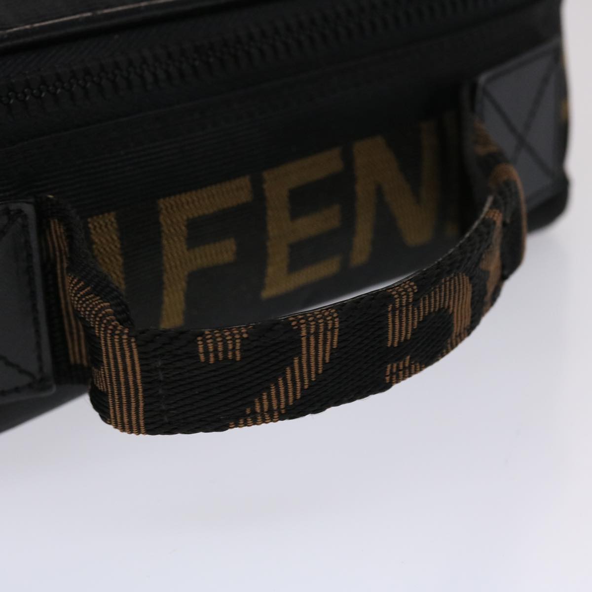 FENDI Hand Bag Nylon Black  yb205