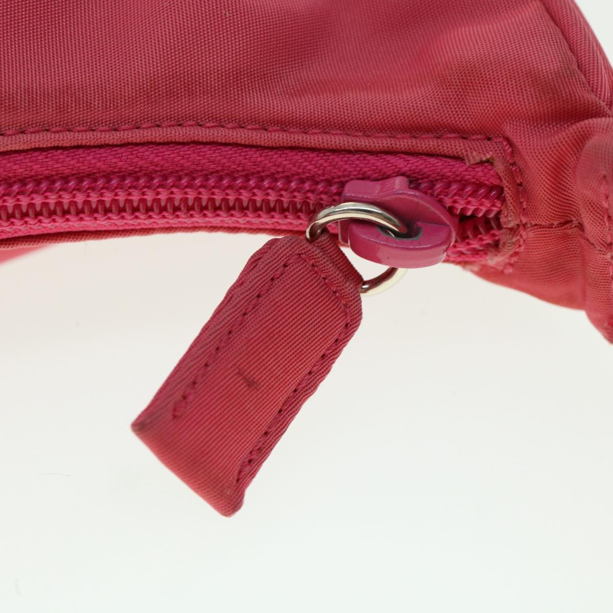 PRADA Hand Bag Nylon Pink  yk4885