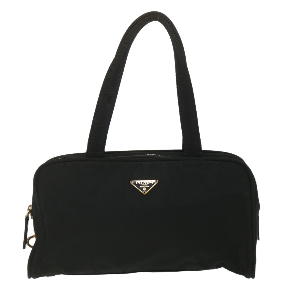 PRADA Semi-Shoulder Shoulder Bag Nylon Black BR0140  yk5703